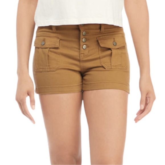 Forever21 Denim size 30 jean shorts & No Boundaries dark khaki shorts EUC - Picture 9 of 16